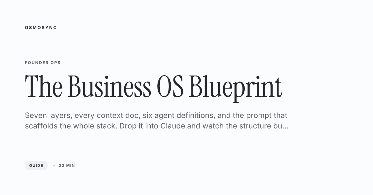 Business OS Blueprint