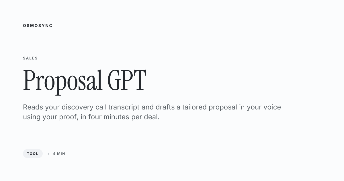 Proposal GPT